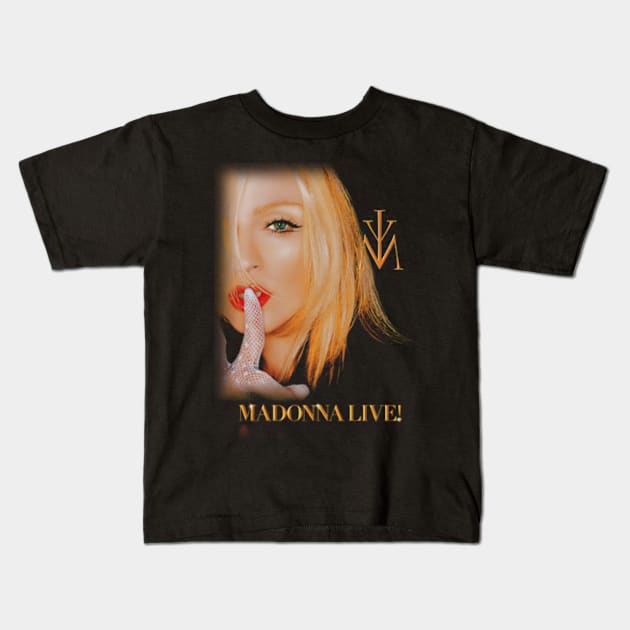 Madonna Live Kids T-Shirt by Ria_Monte